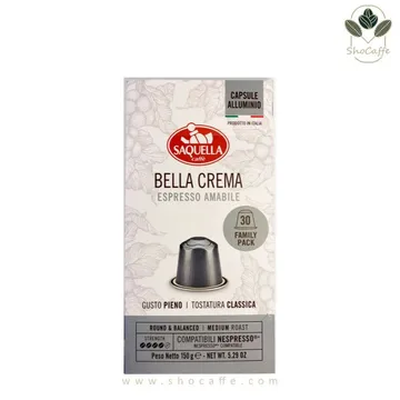 کپسول قهوه نسپرسو ساکوئلا مدل بلا کرما اسپرسو آمابیل Bella Crema